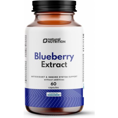 Natural Nutrition Borůvkový extrakt 60 kapslí – Hledejceny.cz