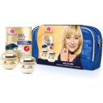 Dermacol Gold Elixir Omlazující kaviárový denní krém SPF10 50 ml + Omlazující kaviárový noční krém 50 ml + Omlazující maska s kaviárem 2 x 8 g dárková sada – Sleviste.cz