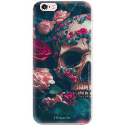 Pouzdro iSaprio - Skull in Roses - iPhone 6 Plus/6S Plus – Zboží Mobilmania
