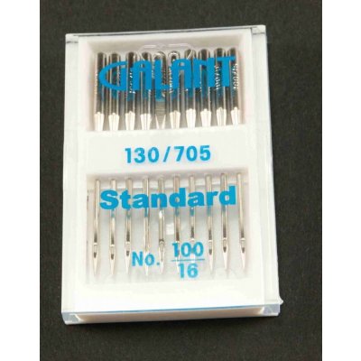 Jehly do šicích strojů Standard - 10 ks - velikost 100/16 – Zboží Dáma