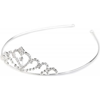 Štrasová čelenka / korunka do vlasů Varianta: 1 crystal, Balení: 1 ks – Zboží Dáma