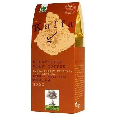 DWP eG Fairtrade Bio Kaffa medium zrnková 250 g – Hledejceny.cz