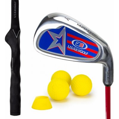 US Kids RS2 39 Yard Club + 3 Yard míčky + gumové tee, levá (99 cm)