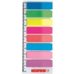Záložky samolepicí Kores 12 x 45 mm, 8 x 25 ks – Zboží Dáma