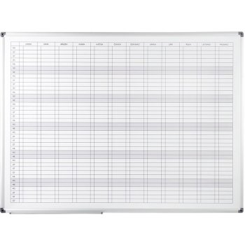 Arta Roční plánovací tabule 90 x 120 cm s CZ potiskem DI-BSICG9012D