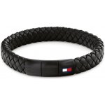 Tommy Hilfiger Pletený kožený náramek s ocelovým zapínáním 2790662 – Sleviste.cz