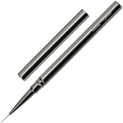AlleLac Precízny zdobiaci štetec na nechty 12 mm metalový – Sleviste.cz