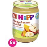 HiPP Bio Jablka s mangem a banány 6 x 190 g – Zboží Mobilmania