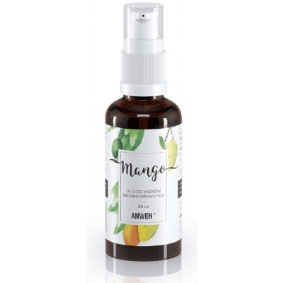 Anwen Olej na vlasy se střední pórovitostí mango 50 ml – Hledejceny.cz
