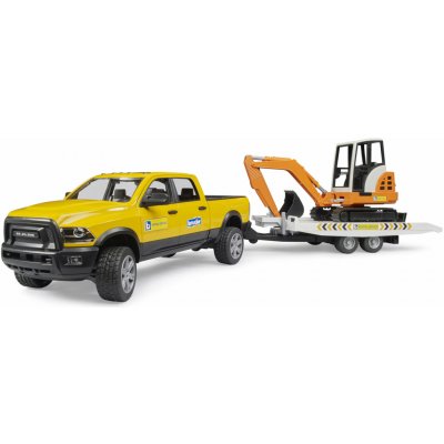Bruder 2546 RAM Rental Service s bagrem – Hledejceny.cz