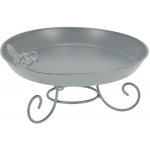 Esschert Design Koupel pro ptáčky GREY ELEGANCE BEST FOR BIRDS šedá 22 x 22 x 12 cm – Zboží Dáma