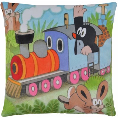 Moravská ústředna Polštář Krtek mašinka 25x25 – Zboží Mobilmania