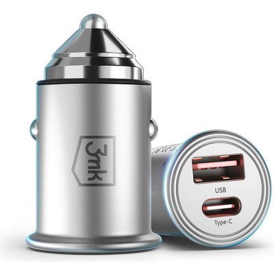 3mk Hyper Car Charger 45W nabíječka do auta, USB-A/USB-C (PD) | Zboží Auto