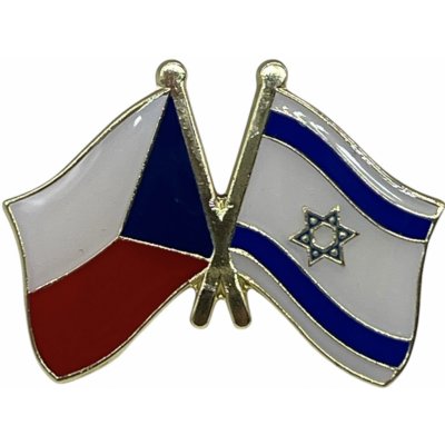 Odznáček - Izrael + Česká republika – Zboží Dáma