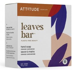 Attitude Leaves Bar tuhé mýdlo na ruce pomerančový kardamon 113 g