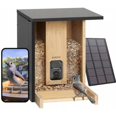 Birdfy Feeder Bamboo AI krmítko pro ptáky s kamerou WiFi a AI aplikací – Zboží Mobilmania