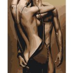 MALUJEŠ Malování podle čísel 50 ODSTÍNŮ Rozměr 80 x 100 cm Rámování vypnuté plátno na rám – Zboží Dáma