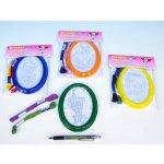 Teddies Vyšívání rámeček na pověšení předloha 2 příze – Zboží Mobilmania