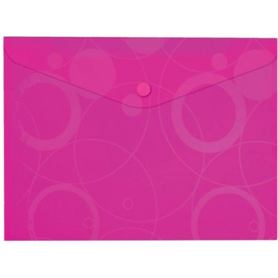 Obálka plastová s drukem Neo Colori A4 růžová 401652 – Zboží Živě
