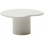 Kave Home Macarella 83 x 66 cm Bílý cementový zahradní stolek – Hledejceny.cz