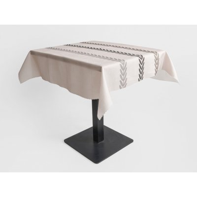 Xpose Čtvercový ubrus WOOD taupé 100x100 cm – Zboží Dáma