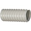 Tvarovka SCHAUENBURG FLEXADUR PVC-2N B - Šedá hadice pro odsávání mírně abrazivních materiálů, 0/+70°C, tloušťka stěny 0,5 mm