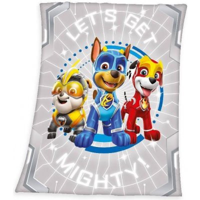 HERDING Fleece deka Paw Patrol grey – Zboží Mobilmania