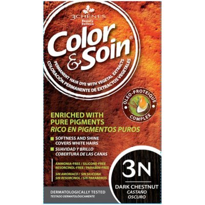 Color & Soin barva na vlasy 3N tmavě hnědá 135 ml