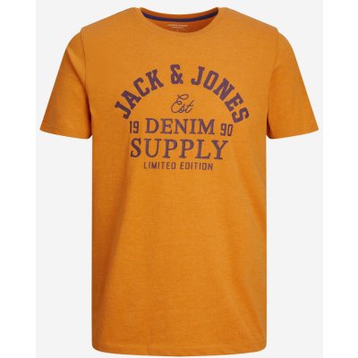 Jack & Jones pánské tričko Logo oranžové