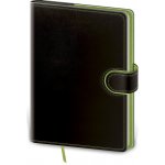 Helma 365 Tečkovaný zápisník Flip A5 černozelený čtverečkovaný – Zbozi.Blesk.cz