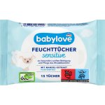 babylove vlhčené ubrousky Sensitive 15 ks – Hledejceny.cz