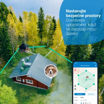 Tractive GPS DOG 4 - GPS sledování polohy a aktivity pro psy (2021) TRNJAWH