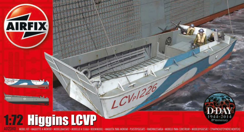 Airfix Higgins LCVP vyloďovací člun 1:72