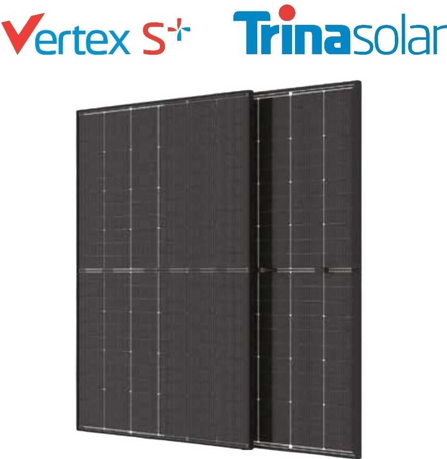 Trina Solar 430 Wp Black Frame Bifaciální Vertex S+ Dual Glass N-Type 21,5% SVT35432 / TSM-430-NEG9RC.27