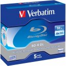 Verbatim BD-R DL 50GB 6x, jewel, 5ks (43748)