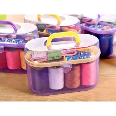 Velký šicí set v plastovém boxu – Zboží Dáma