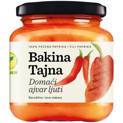 Bakina Tajna domácí ajvar ostrý 300 g – Zboží Dáma