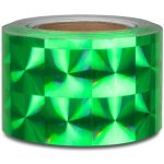 Hologramová samolepicí páska motiv 4 čtverce - šíře 10cm - zelená