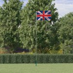 zahrada-XL Vlajka UK a stožár 5,55 m hliník – Hledejceny.cz