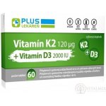 Plus Lékárna Vitamin K2 120 μg +Vitamin D3 2000 IU 60 tablet – Hledejceny.cz