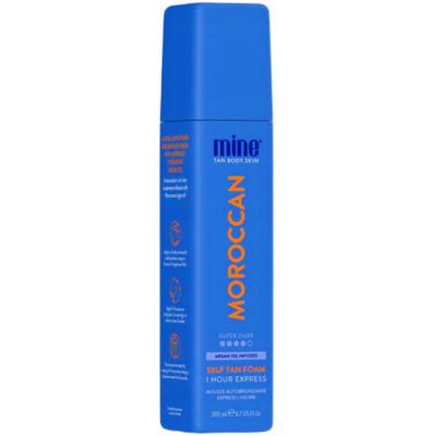 Minetan samoopalovací pěna pro velmi tmavé opálení Moroccan (Super Dark 1 Hour Express Tan) 200 ml – Zboží Dáma