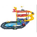 Bburago Street Fire Street Parking Playset garáž s dvoma autami – Sleviste.cz