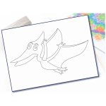 Radost v písku Šablona na pískování dino Velikost šablony: A6 105 x 148 mm – Zboží Dáma