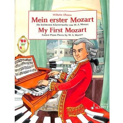 Mein erster Mozart jednoduché skladby pro klavír od Wolfganga Amadea Mozarta