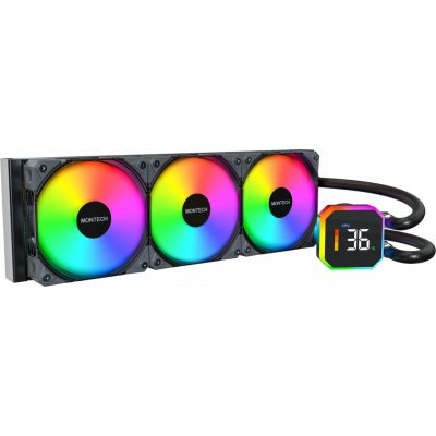 Montech Hyper Flow Digital 360 Black – Zboží Živě