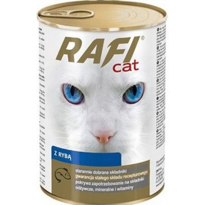 RAFI Kočičí kousky s rybou v omáčce 415 g