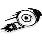 E-cut.cz Samolepka Speedy snail - 26x11,7 cm – Zboží Živě