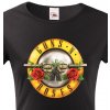 Dámské tričko s potiskem Dámské tričko Guns N’ Roses Černá
