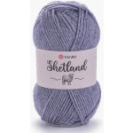 YarnArt pletací příze YarnArt SHETLAND 515 šedomodrá, klasická 100g/220m – Zboží Mobilmania