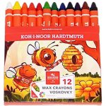 KOH-I-NOOR Voskovky 8272/12 trojhranné silné 12 ks – Zboží Dáma